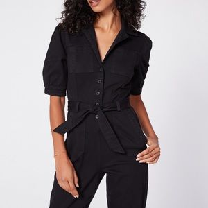 Paige Mayslie Jumpsuit Washed Black